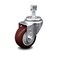 Service Caster 3.5 Inch Maroon Polyurethane Wheel Swivel 12mm Threaded Stem Caster SCC SCC-TS20S3514-PPUB-MRN-M1215 - alternate 1